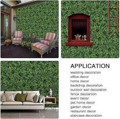 Artificial Hedge Mats – 100x100cm Faux Greenery Panels with Decorative Leaves | UV-Resistant Fence &amp; Wall Covering for Home, Garden, Villa &amp; Outdoor Décor in Bangalore