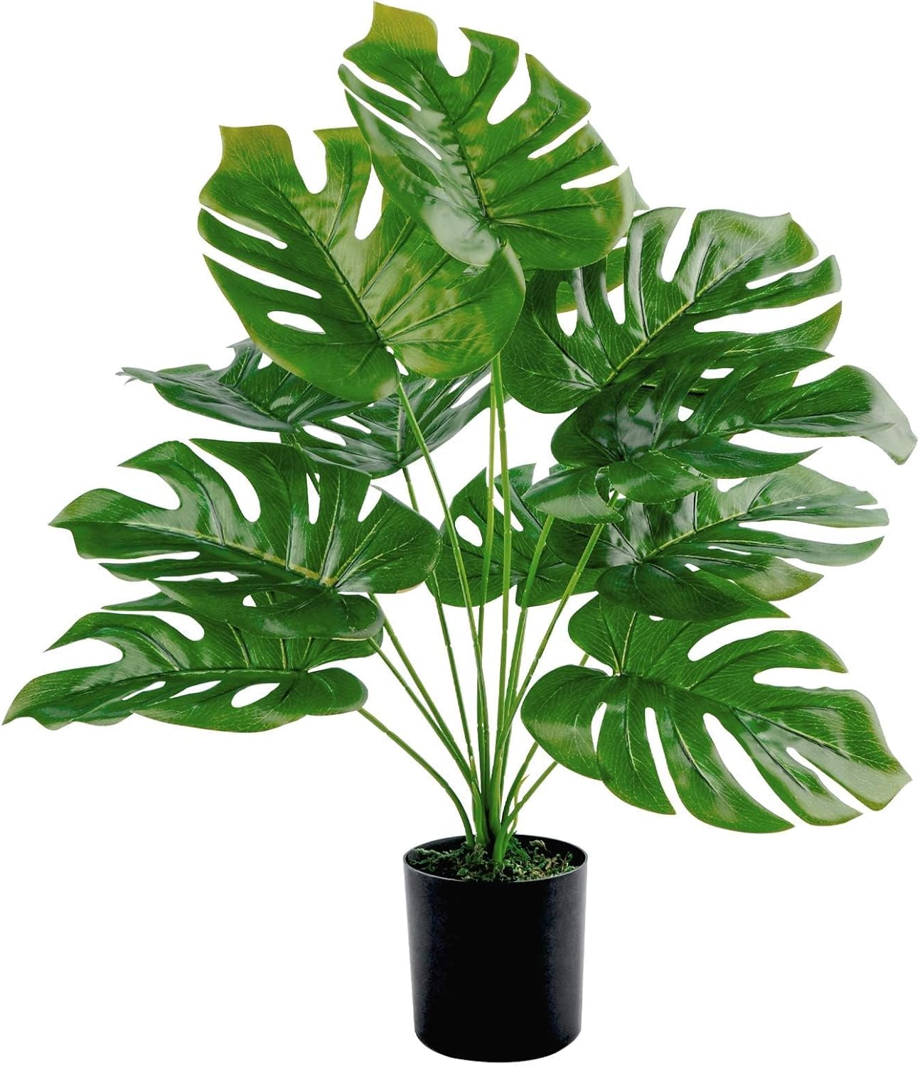2 Ft Artificial Palm Tree in Pot – Large Fake Plant for Indoor &amp; Outdoor Spaces – ideal for indoor botanical themes