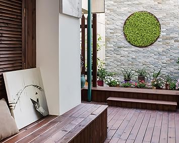Artificial Wall-Mounted Plant Panel – 50x50cm Vertical Garden Décor for Wall, Balcony &amp; Garden | Lifelike Greenery for Indoor &amp; Outdoor Use