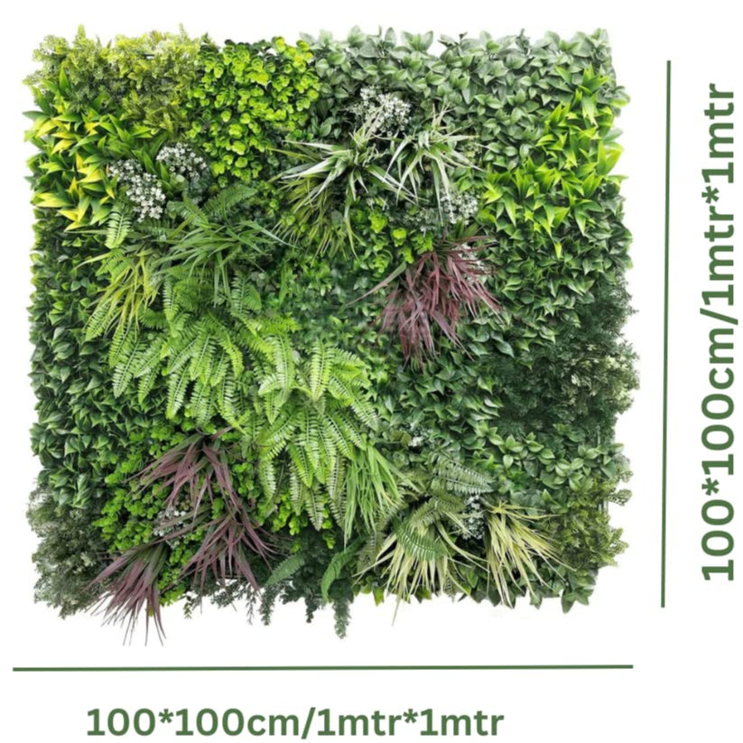 Garden Hub Artificial Vertical Garden Wall Panels – UV-Protected Faux Grass Matt for Home &amp; Office Wall Décor | Lush Greenery for Indoor &amp; Outdoor Spaces