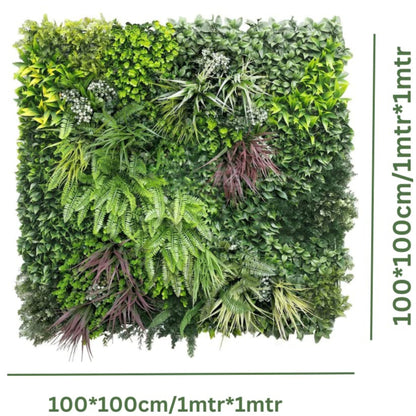 Garden Hub Artificial Vertical Garden Wall Panels – UV-Protected Faux Grass Matt for Home &amp; Office Wall Décor | Lush Greenery for Indoor &amp; Outdoor Spaces