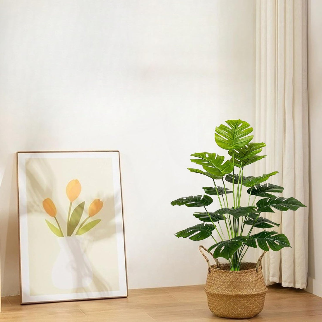 2 Ft Artificial Palm Tree Faux Silk Plant in Pot for Home Office Living Room Bedroom Stairs Foyer Modern Decor Indoor Outdoor Lifelike Fake Potted Housewarming Gifts – ideal for indoor botanical themes