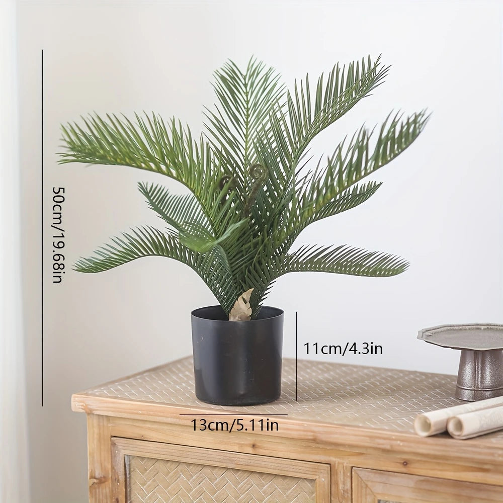 Realistic 2 Ft faux Fern plant – perfect for home and office decor

