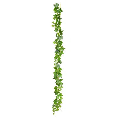 6 Ft Artificial Ivy Garland (3 Pieces) – Vivid Green Faux Foliage with Realistic Leaf Detailing for Indoor &amp; Outdoor