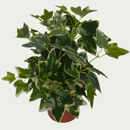 Zoomed-in look at the 1 Ft Ivy Bush Elegant Synthetic Home Plant – Elegant Faux Greenery for Any Setting – Shop Luxiplant, showcasing detailed craftsmanship.