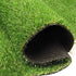 Roll of artificial grass with a black edge