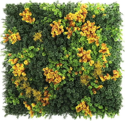 Artificial Grass Wall Panels – 100x100cm Faux Boxwood Greenery Backdrop | Decorative Hedge Panels for Outdoor Privacy Fence, Garden &amp; Wedding Decor
