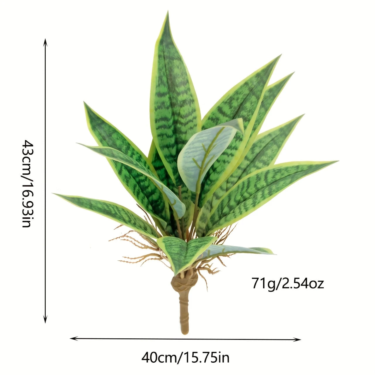 2 Ft Lifelike Simulated Green Plant Decoration: Artificial Tiger Tongue Fern – artificial greenery with natural texture