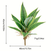 2 Ft Lifelike Simulated Green Plant Decoration: Artificial Tiger Tongue Fern – artificial greenery with natural texture