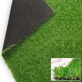 "Artificial grass mat roll with 25mm pile height in natural green for indoor and outdoor use in Bangalore"