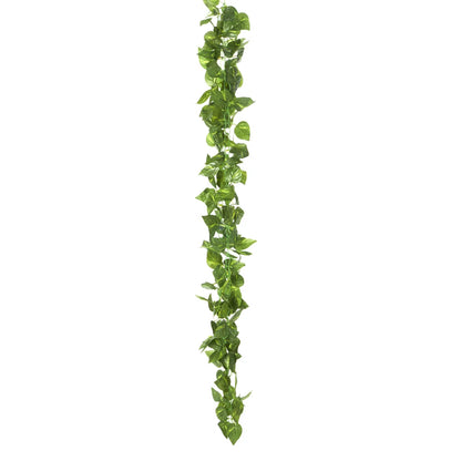 6 Ft Artificial Ivy Garland (3 Pieces) – Vivid Green Faux Foliage with Realistic Leaf Detailing for Indoor &amp; Outdoor
