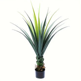 Lifelike Faux Agave Snake Plant – Modern Home and Office Decor