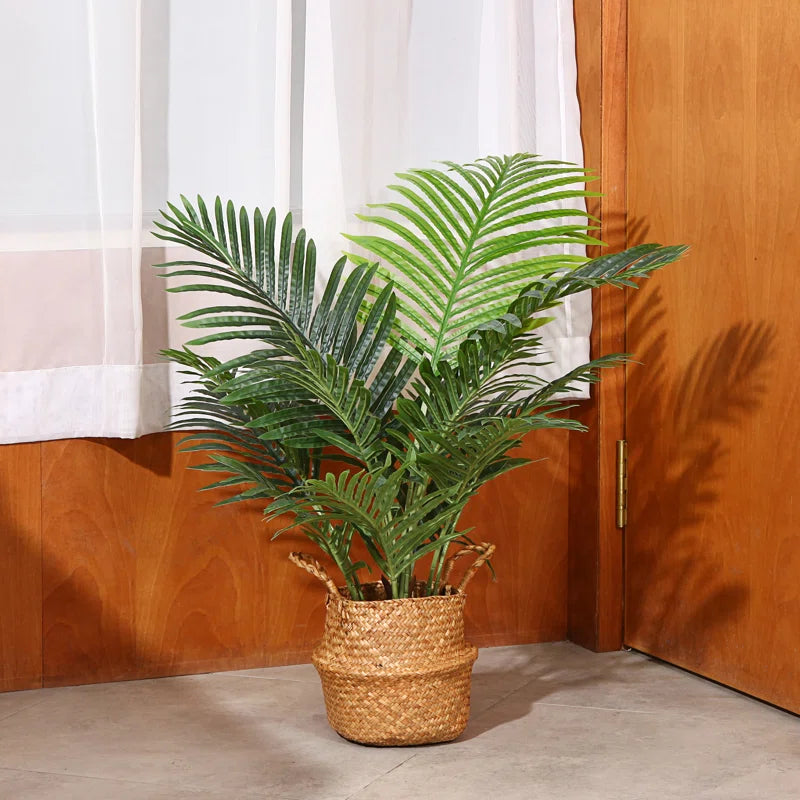 Durable and lifelike 3ft artificial palm plant requiring no watering