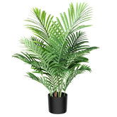Tropical faux palm plant adding a refreshing touch to home and office décor