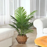 High-quality fabric faux palm plant with a natural and elegant look