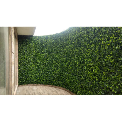 Artificial Boston Fern &amp; Yucca Grass Greenery Wall Panel – Hedge Mat Backdrop &amp; Privacy Screen for Indoor/Outdoor Decor