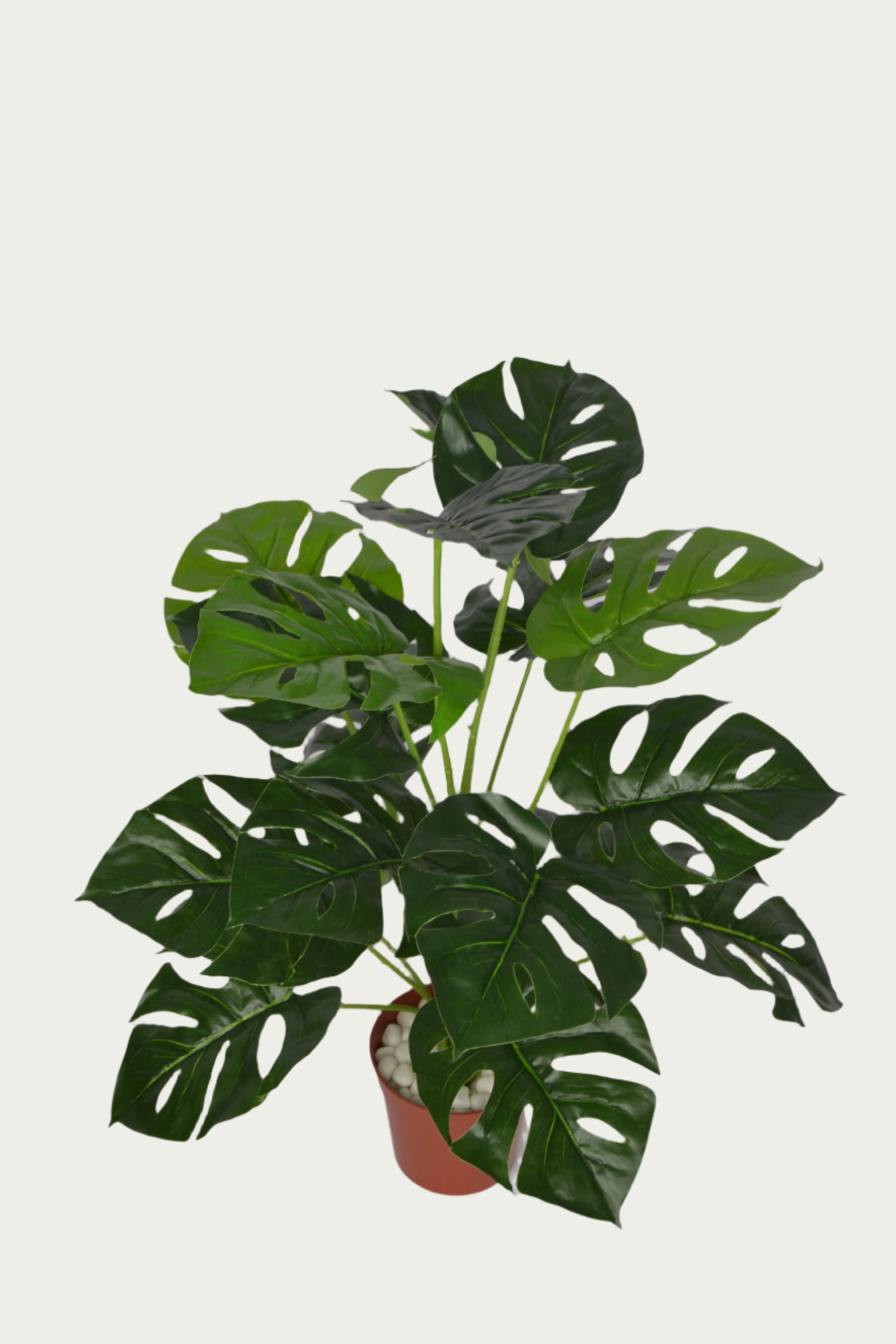 Indoor ambiance created with 2 Ft Monstera Bush Realistic Nature-Inspired Shrub – Maintenance-Free Natural Look Accent – Shop Luxiplant – elegant and lush.