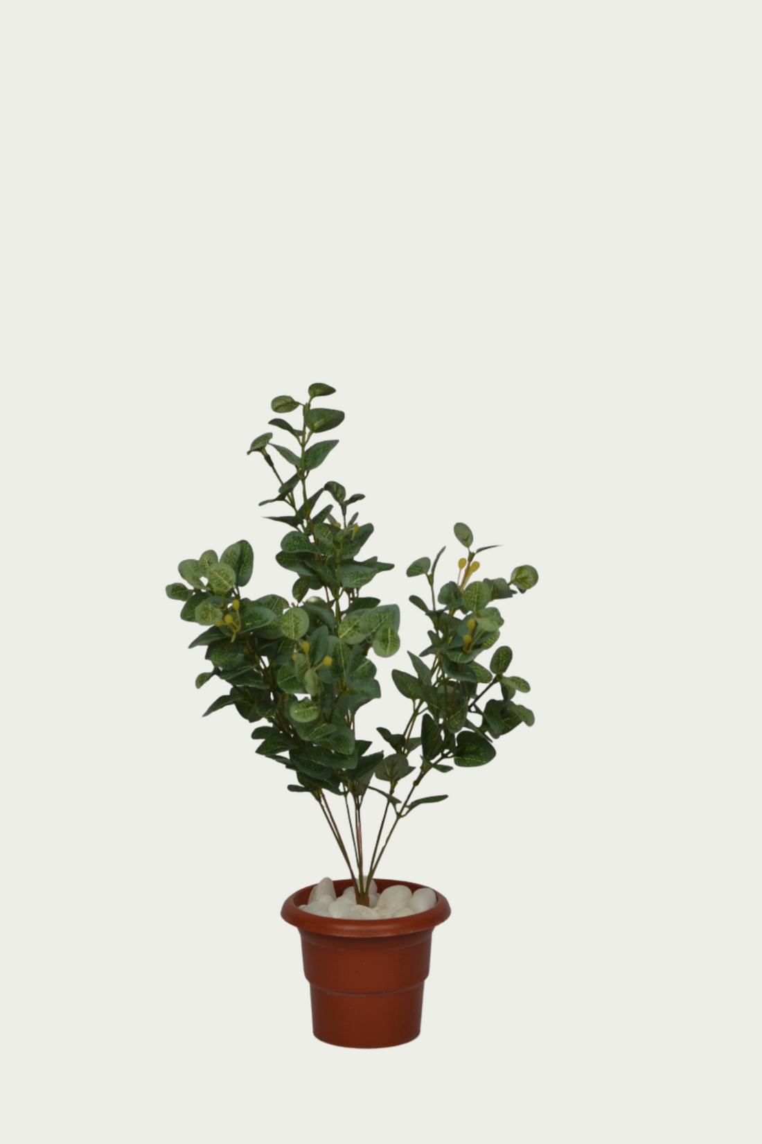 Detailed view of 1 Ft Geranium Vibrant Faux Desk Foliage – Chic Artificial Plant to Elevate Any Space – Shop Luxiplant showing realistic textures and colors.