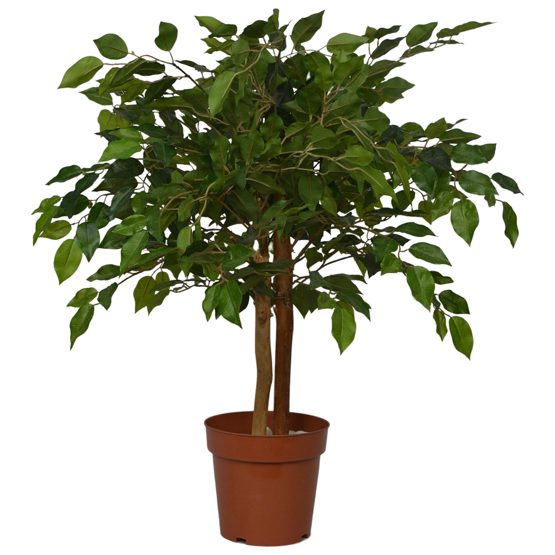 3 Ft Artificial Ficus Plant – Realistic Faux Greenery with Natural Leaves for Indoor Home, Office &amp; Tabletop Décor