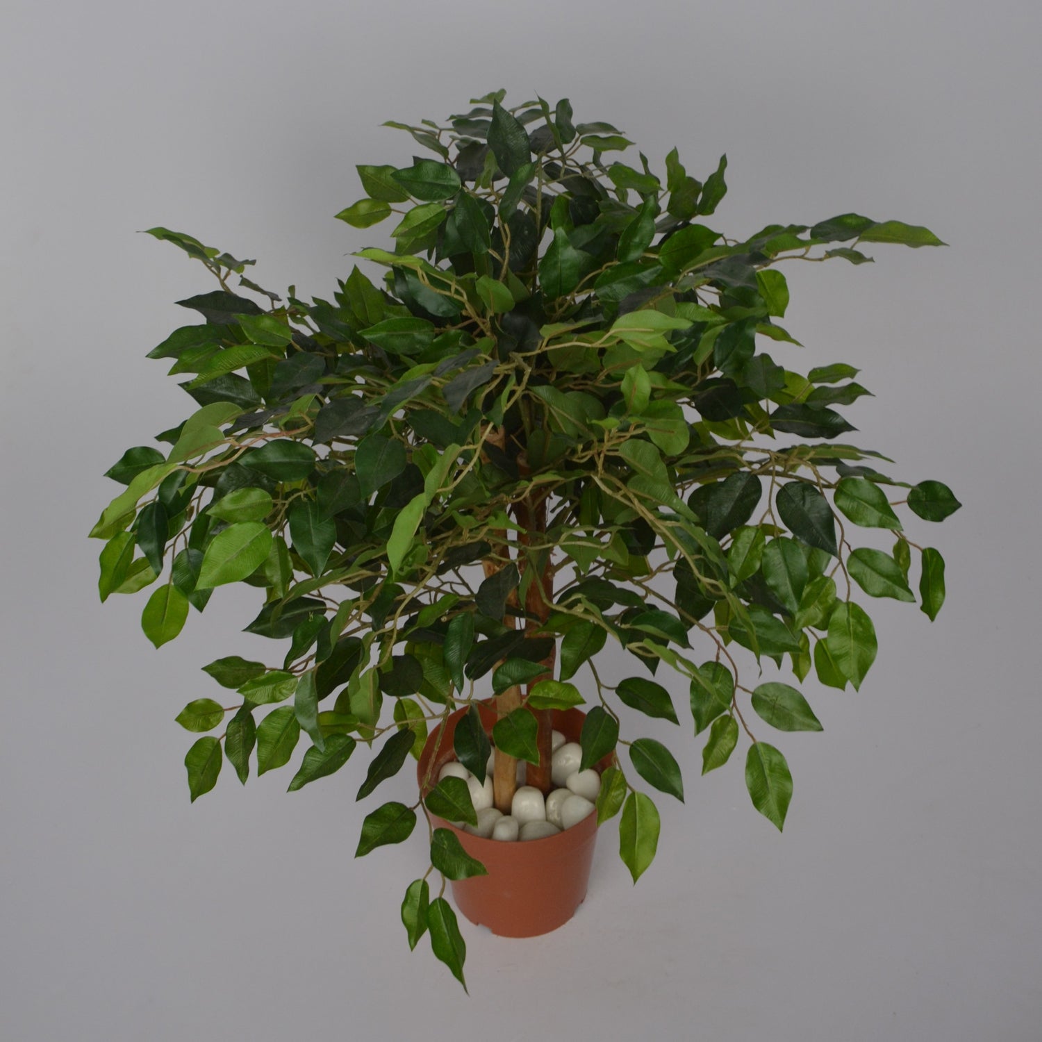 3 Ft Artificial Ficus Plant – Realistic Faux Greenery with Natural Leaves for Indoor Home, Office &amp; Tabletop Décor