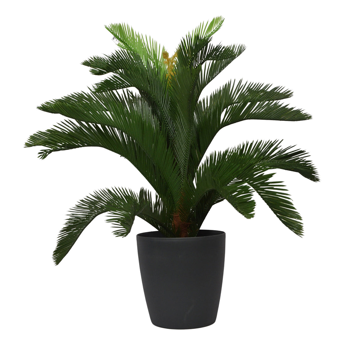 3 Ft Artificial Cycus Plant – Realistic Faux Tropical Greenery for Indoor Home, Office &amp; Tabletop Décor