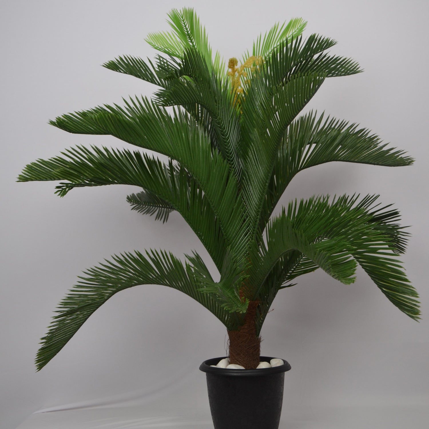 3 Ft Artificial Cycus Plant – Realistic Faux Tropical Greenery for Indoor Home, Office &amp; Tabletop Décor