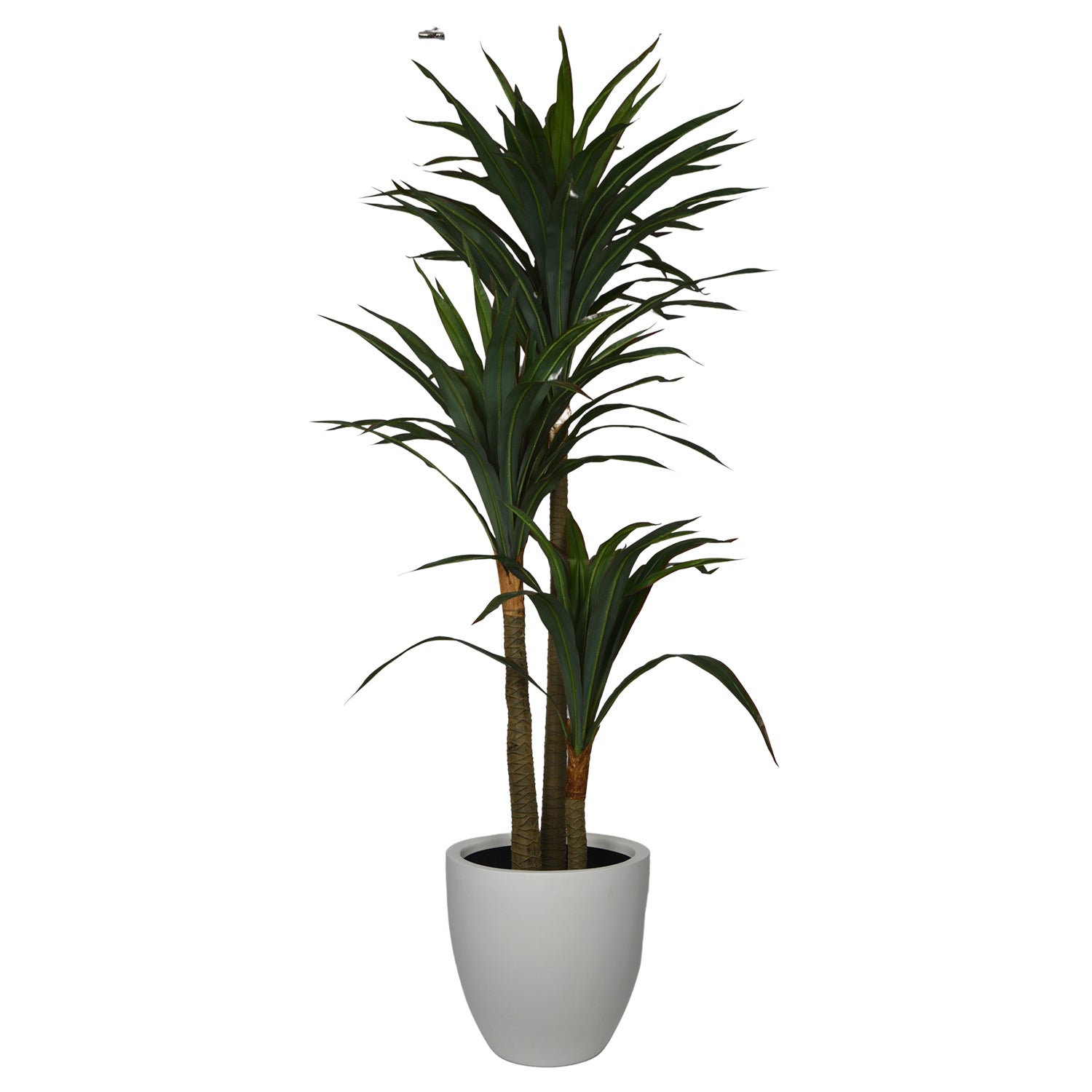 6 Ft Artificial Dracaena Plant – Tall Faux Indoor Tree with Realistic Variegated Leaves for Home, Office &amp; Corner Décor