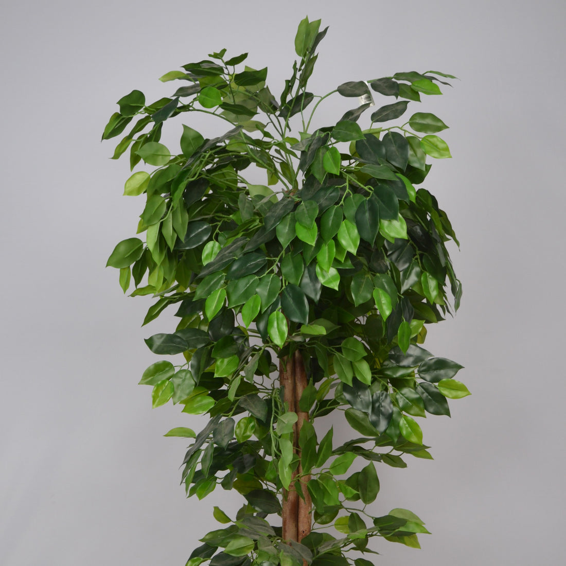 4 Ft Artificial Ficus Plant – Realistic Faux Tree with Lush Green Leaves &amp; Natural Trunk for Indoor Home, Office &amp; Corner Décor