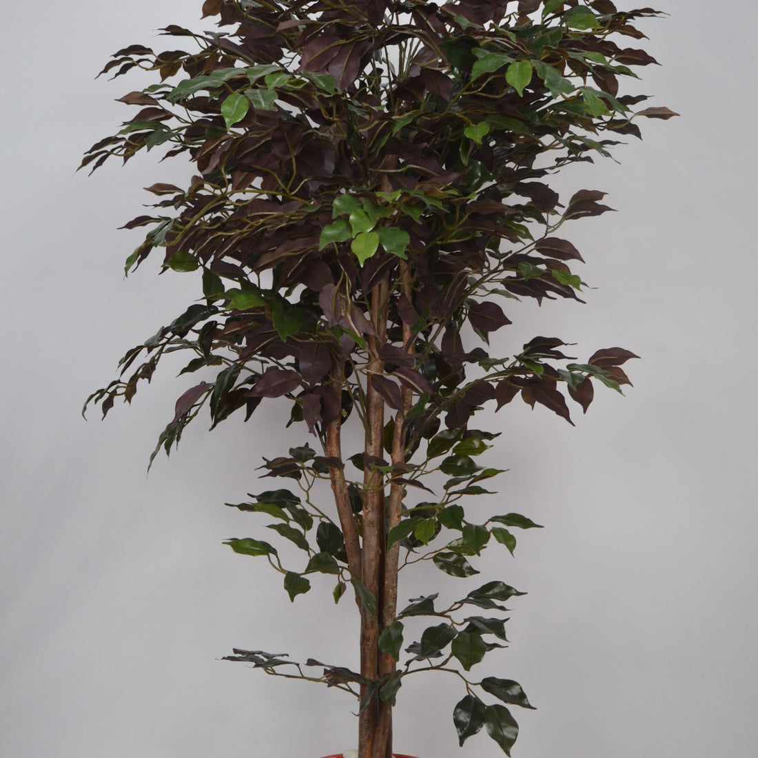 4 Ft Artificial Ficus Plant – Realistic Faux Tree with Lush Green Leaves for Indoor Home, Office &amp; Corner Décor