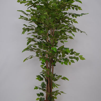 4 Ft Artificial Ficus Plant – Classic Faux Indoor Tree with Lush Green Leaves for Home, Office &amp; Corner Décor
