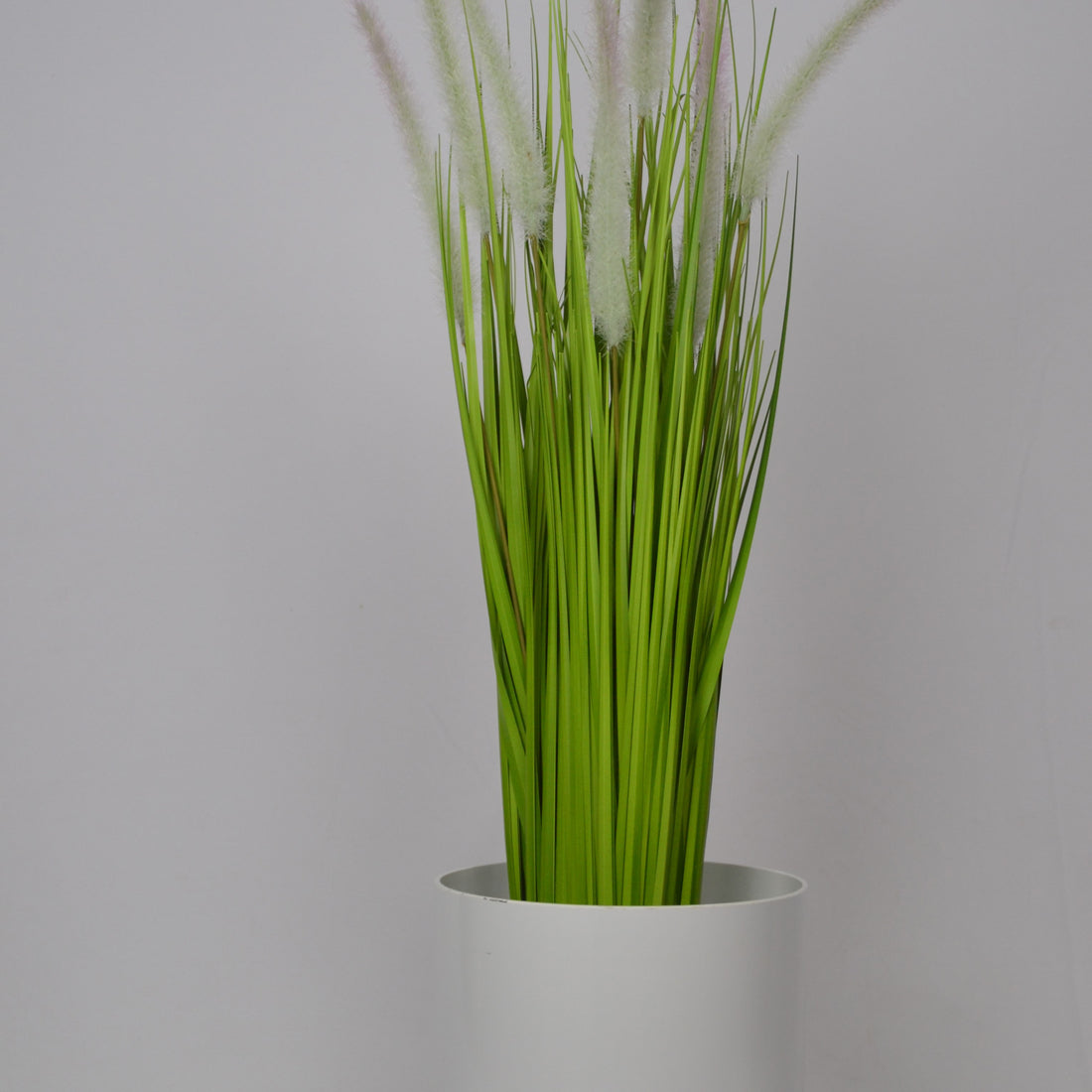 3 Ft Artificial Grass Plant – Compact Faux Greenery with Realistic Blades for Indoor Home, Office &amp; Shelf Décor