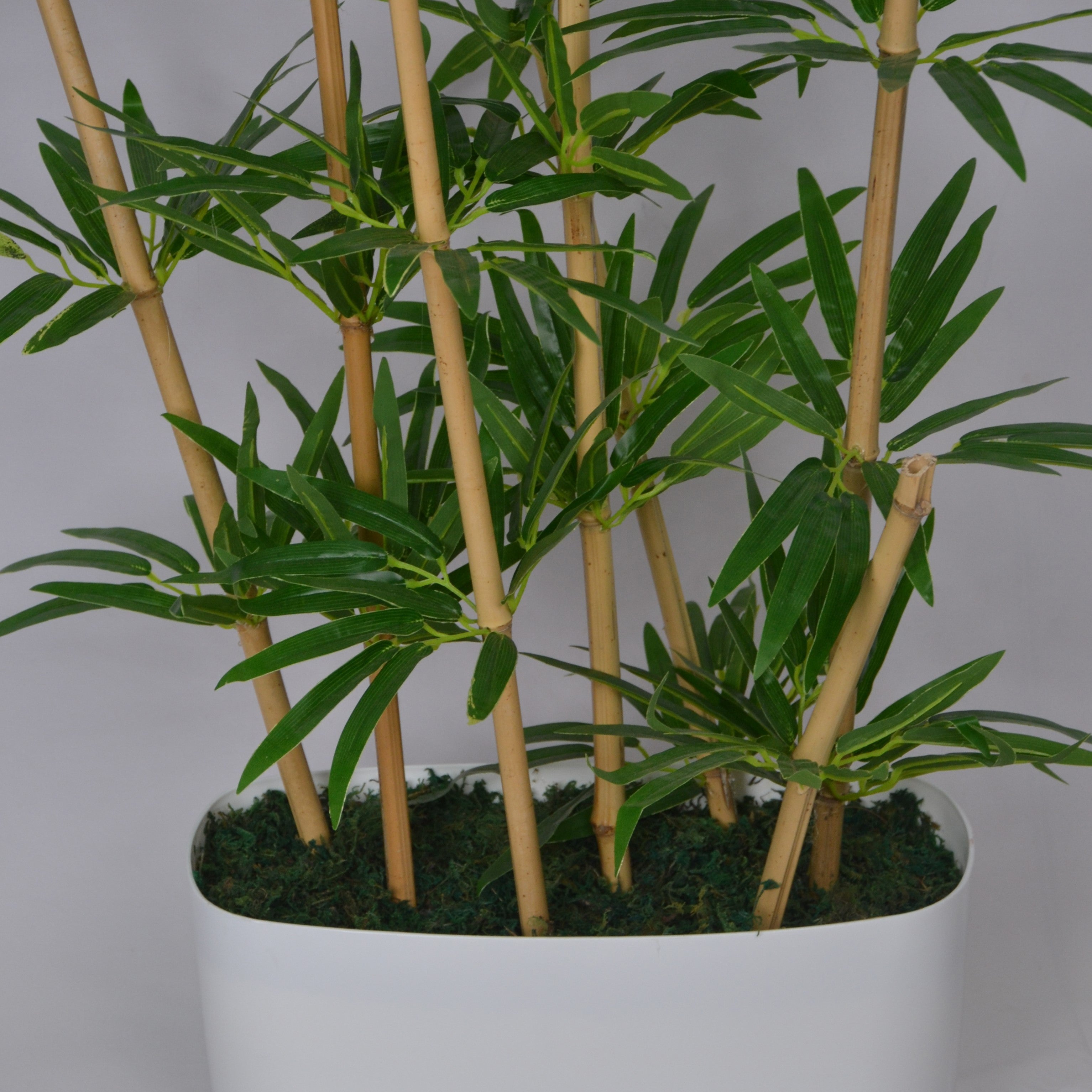 5 Ft Artificial Bamboo Plant Arrangement – Tall Faux Indoor Tree with Natural Green Leaves, Realistic Stalks &amp; Lush Foliage for Home, Office, Living Room &amp; Entryway Décor