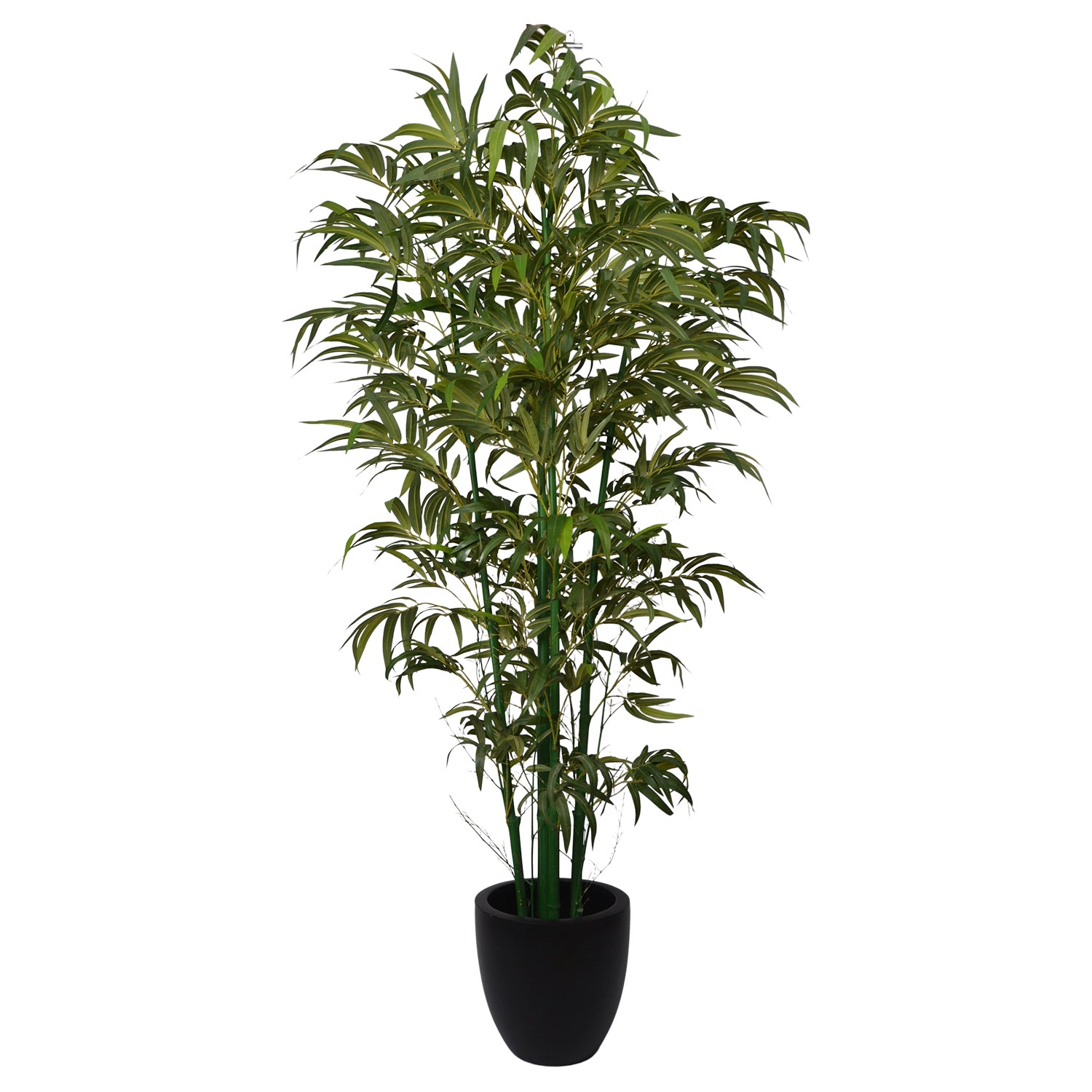 5 Ft Artificial Bamboo Plant – Realistic Faux Indoor Tree with Lush Green Leaves for Home, Office &amp; Corner Décor