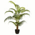 Lifelike 3ft faux fern plant with lush green leaves, perfect for home and office décor.