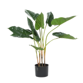 3ft Faux Foliage Anthurium with Lush Green Leaves