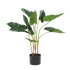 3ft Faux Foliage Anthurium with Lush Green Leaves