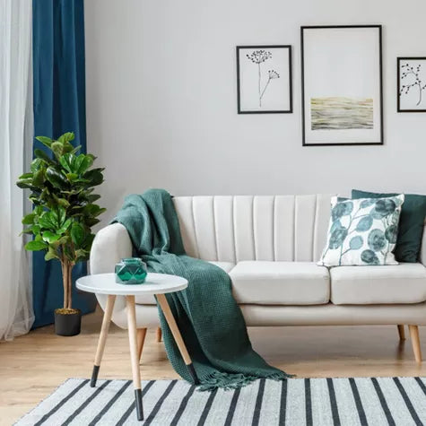 5 Ft Tangkula 4Ft Fiddle Leaf Fig Tree Artificial Greenery Plant Home Office Decoration – faux greenery with vibrant texture