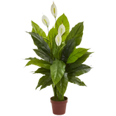 3 Ft Nearly Natural 42-in Spathiphyllum Artificial Plant (Real Touch) – perfect for modern home decor