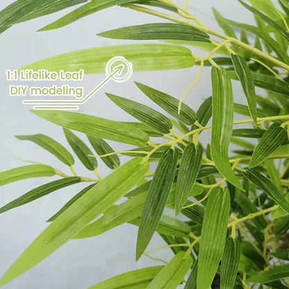 4 Ft Bamboo Tree Artificial , Artificial Bamboo Tree With Real Trunk and Lifelike Leaves, Faux Bamboo Plants for Home Decor Indoor, 1 Pack – enhances any living space naturally