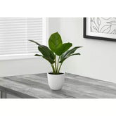 2 Ft Monarch Specialties Artificial Plant 17 inch Tall Aureum Indoor Faux Fake Table Greenery Potted Real Touch Decorative Green Leaves White Pot 4 out of 5 stars with 1 reviews 1 – perfect for modern home decor
