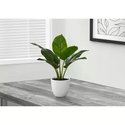2 Ft Monarch Specialties Artificial Plant 17 inch Tall Aureum Indoor Faux Fake Table Greenery Potted Real Touch Decorative Green Leaves White Pot 4 out of 5 stars with 1 reviews 1 – perfect for modern home decor