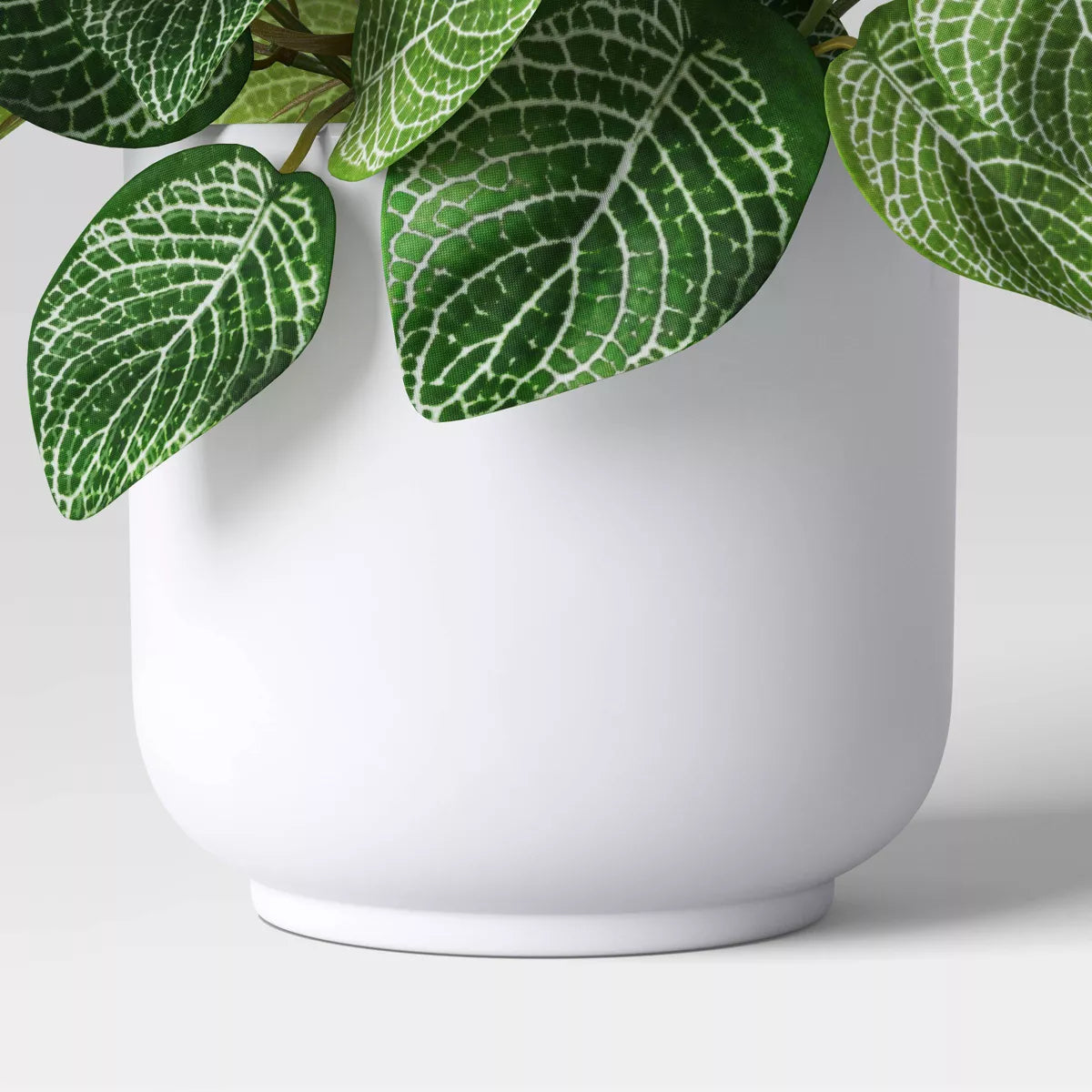 Mosaic Artificial Leaf Plant in White Pot – Modern Faux Greenery Décor by Room Essentials
