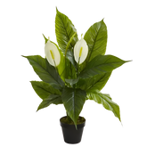 3 Ft Nearly Natural 26-in Spathiphyllum Artificial Plant (Real Touch) undefined out of 5 stars with 0 reviews be the – perfect for modern home decor