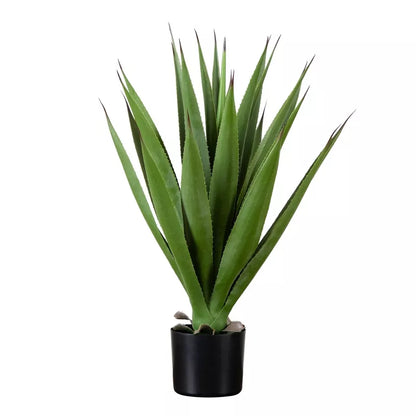 2 Ft Nearly Natural 28-in Artificial Agave Plant – adds a lush green touch to interiors