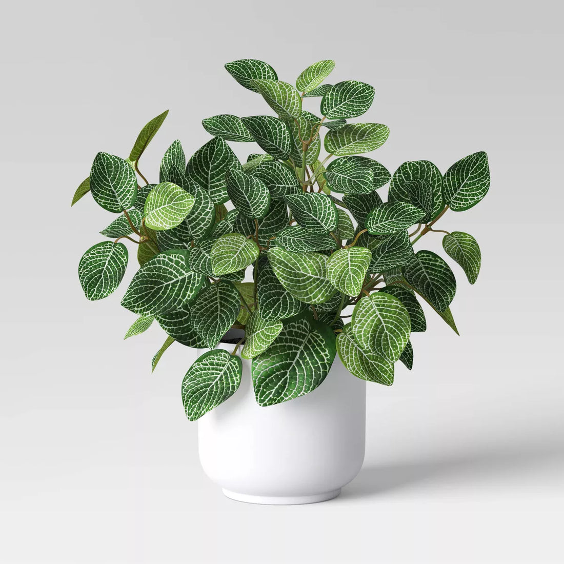 Mosaic Artificial Leaf Plant in White Pot – Modern Faux Greenery Décor by Room Essentials