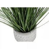 1 Ft Monarch Specialties Artificial Plant 21 inch Tall Grass Indoor Faux Fake Table Greenery Potted Real Touch Decorative Green Grass White Pot – lifelike tropical plant alternative