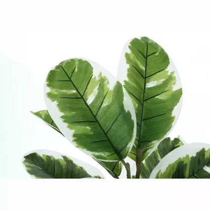 3 Ft Monarch Specialties Artificial Plant 27 inch Tall Rubber Indoor Faux Fake Table Greenery Potted Real Touch Decorative Green Leaves Black Pot – lifelike tropical plant alternative