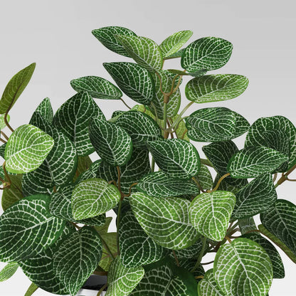 Mosaic Artificial Leaf Plant in White Pot – Modern Faux Greenery Décor by Room Essentials