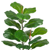 3 Ft Whizmax Artificial Fiddle Leaf Fig Tree 39" Large Fake Plant in Pot Fig Artificial Tree for Indoor Outdoor House Home Office Plastic black basin – enhances any living space naturally