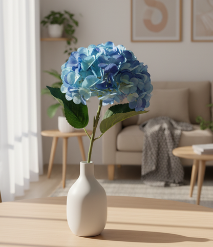Artificial Hydrangea Flower Stick